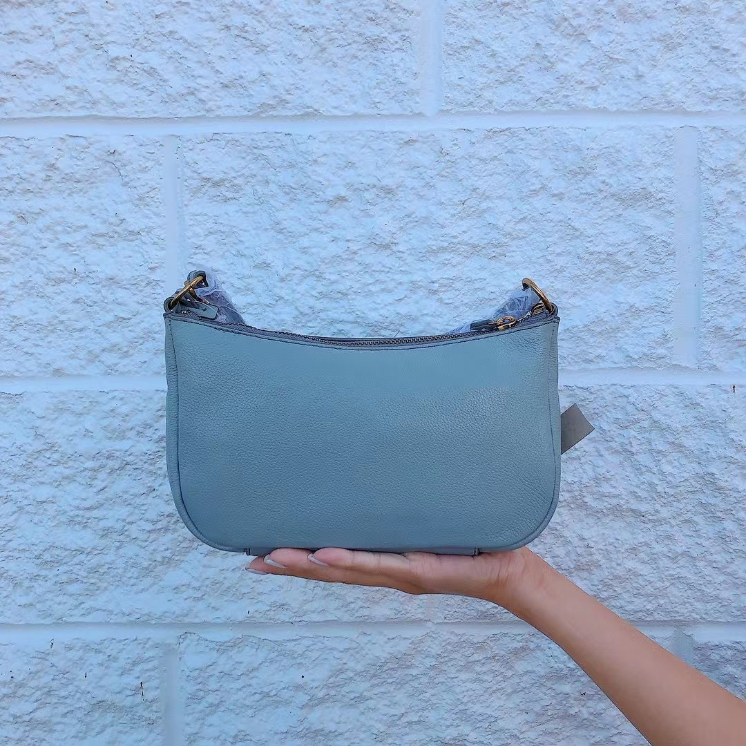 Fossil SHB3020180 Skylar Mini Baguette In Blue Fossil SHB3020180 Skylar Mini Baguette In Blue